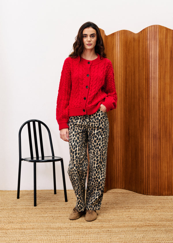Cardigan Guimauve - Rot