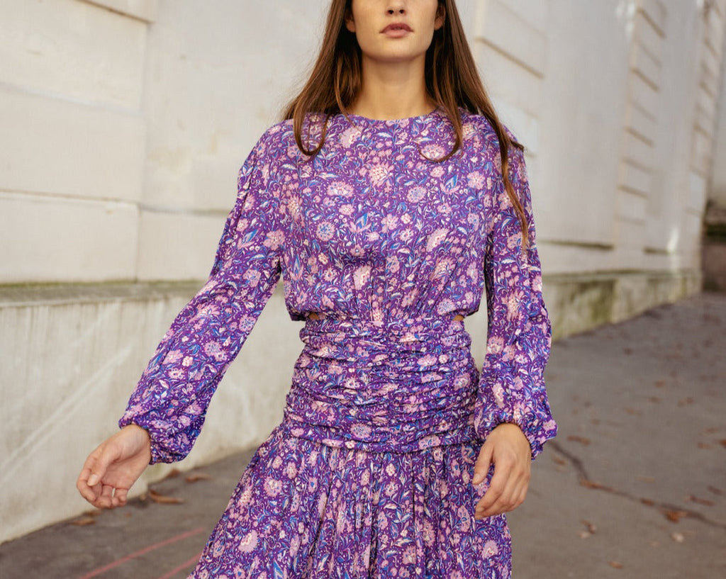 Roleta Dress - Dahlia Violet