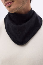 Petit Bandana Triangle – Cachemire Brossé Chris - Noir - Homme