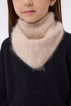 Petit Bandana Triangle – Cachemire Brossé Chris - Beige Creme - Enfant