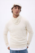Petit Bandana Triangle – Cachemire Brossé Chris - Blanc - Homme