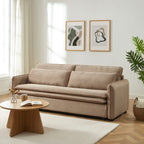 Cibola - Gerades 3-Sitzer-Schlafsofa - Cord Taupe