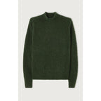 Pull Col Montant - Kaki Chine Noir - Femme
