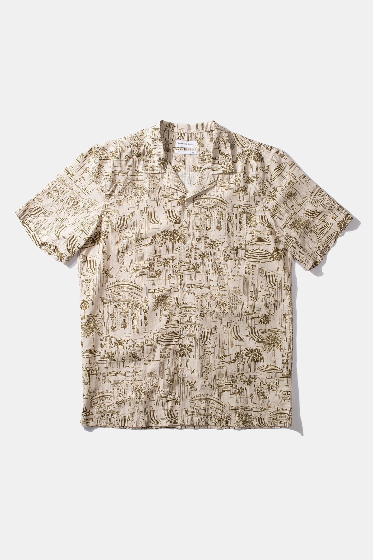Chemise Manches Courtes City Olive