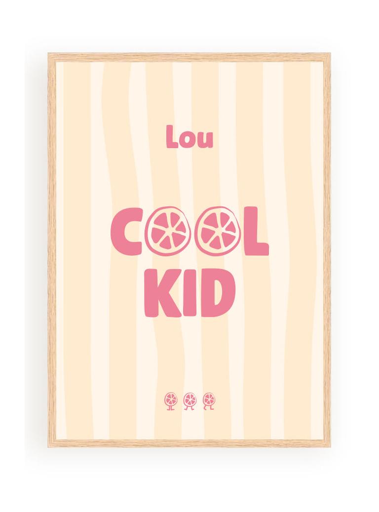 Pósteres personalizados - Cool Kid