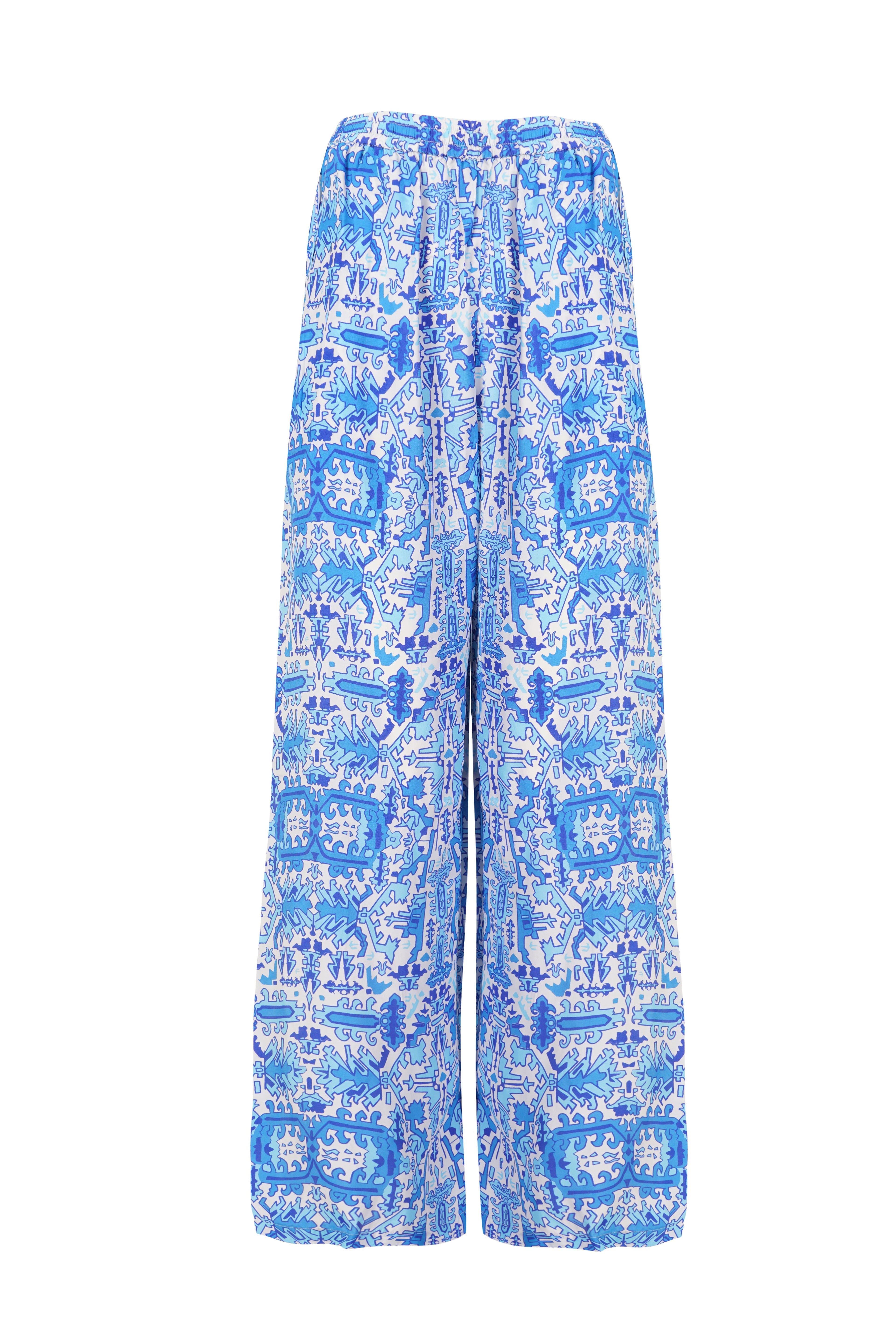 Pantalones Kenza - Azul Azteca