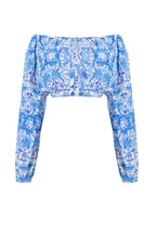 Top Joana - Bleu Aztec