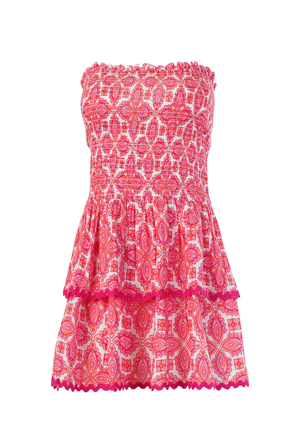 Ines Dress - Red Lotus