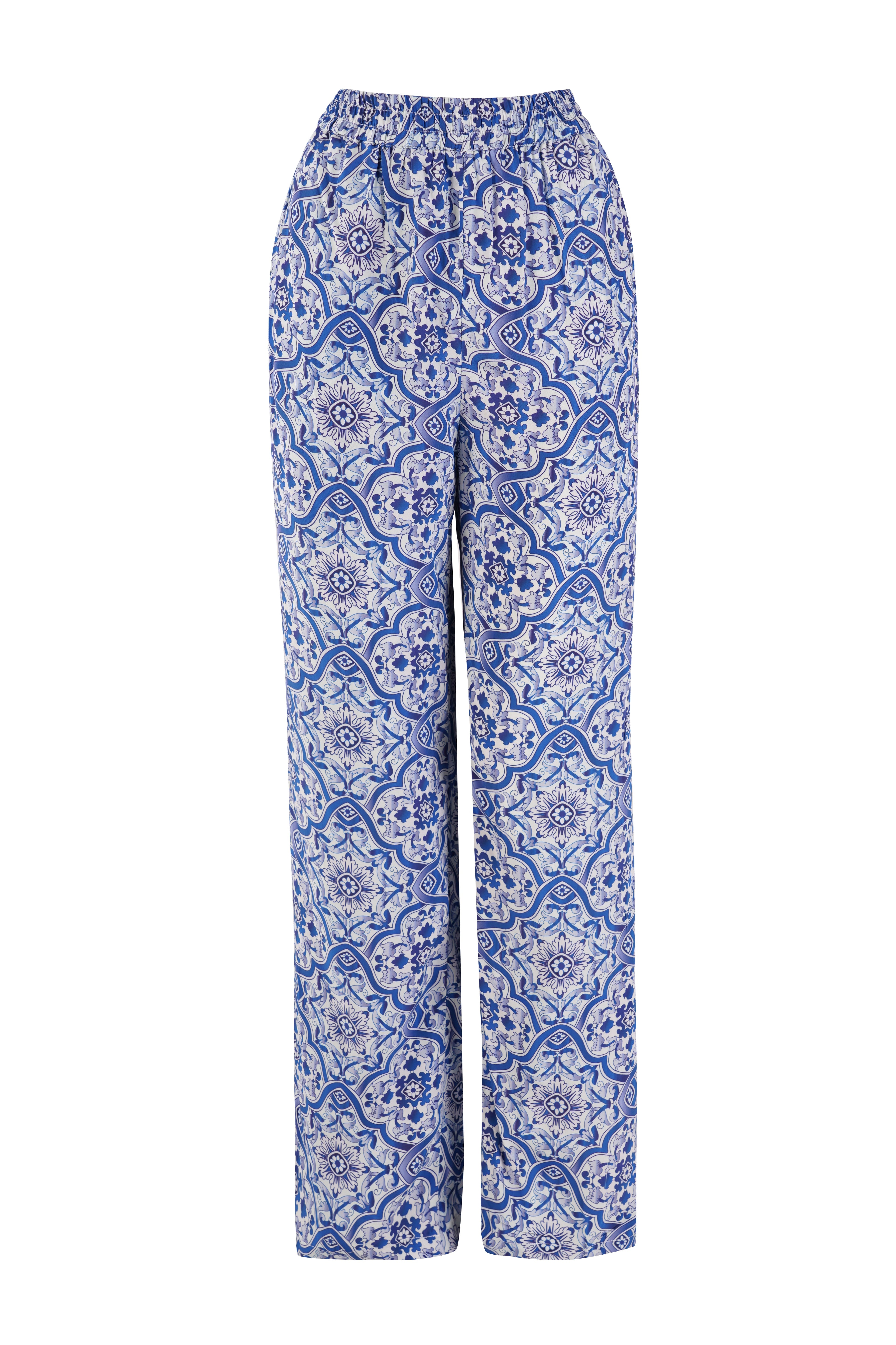 Pantalón Kenza - Blue Tile