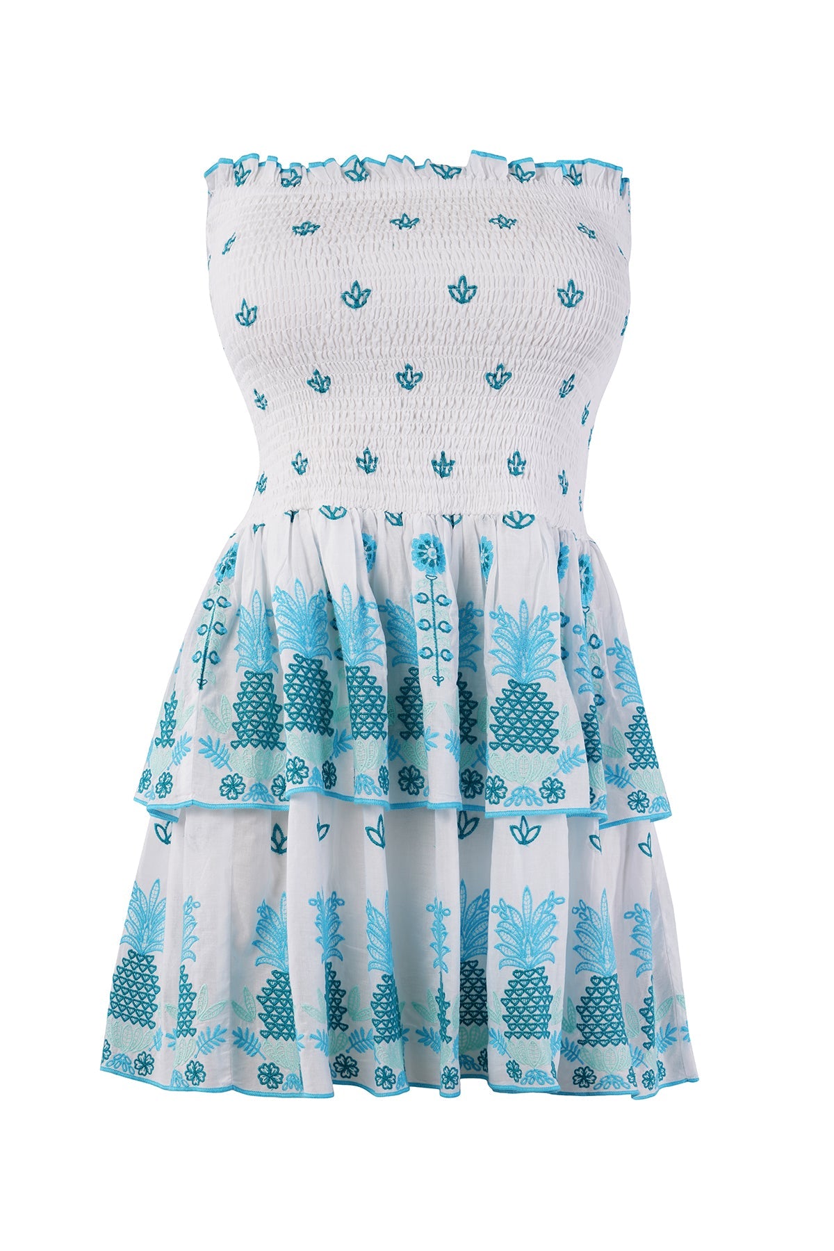 Vestido Ines - Aqua Pineapple
