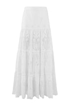 Jupe Alissa - Broderies Blanches