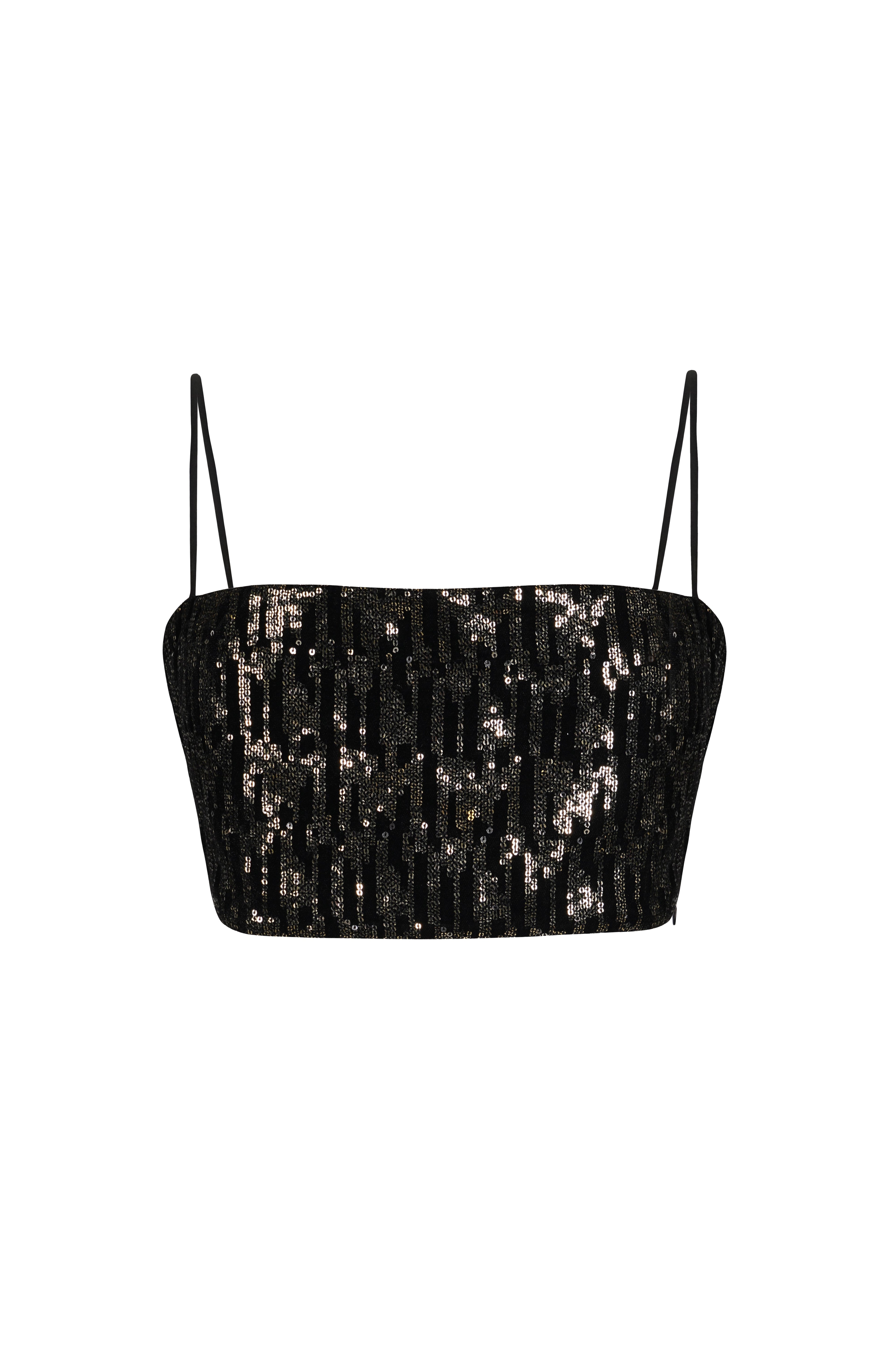 Bra Top - Sequins Dore