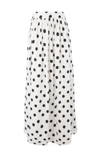 Flavy Skirt - White Polka