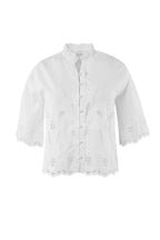 Dipa Shirt - White Embroidery