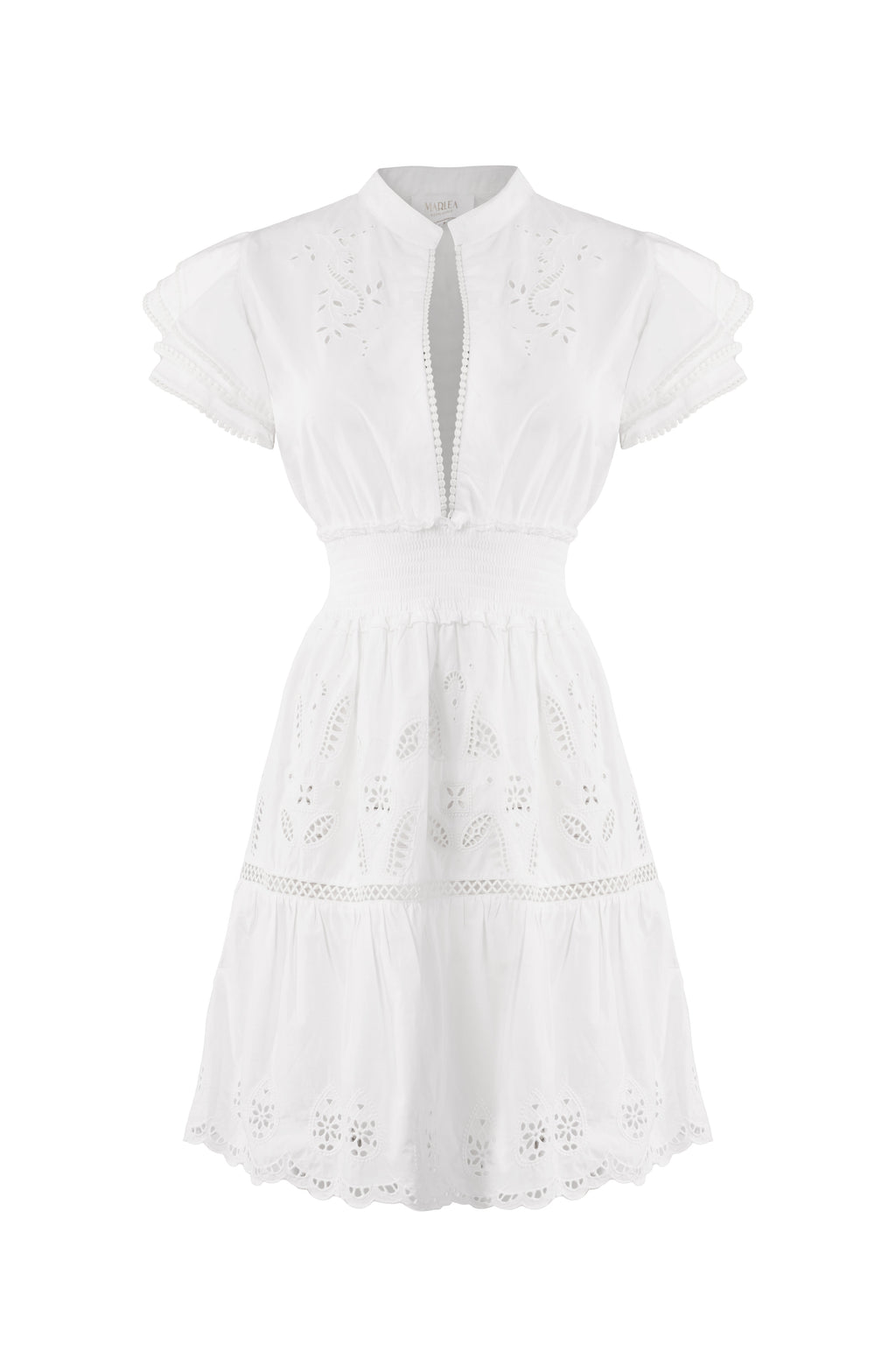 Vestido Anabella - Bordados Blancos