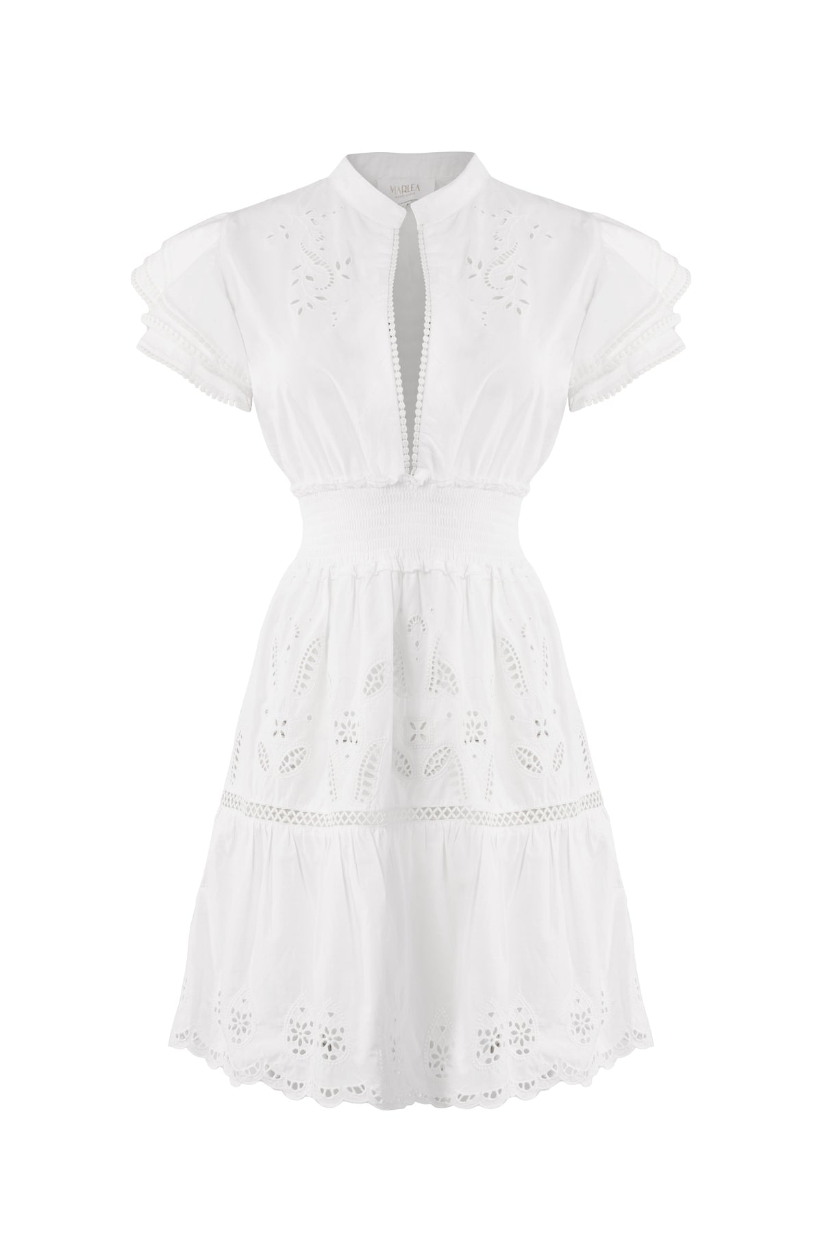 Vestido Anabella - Bordados Blancos