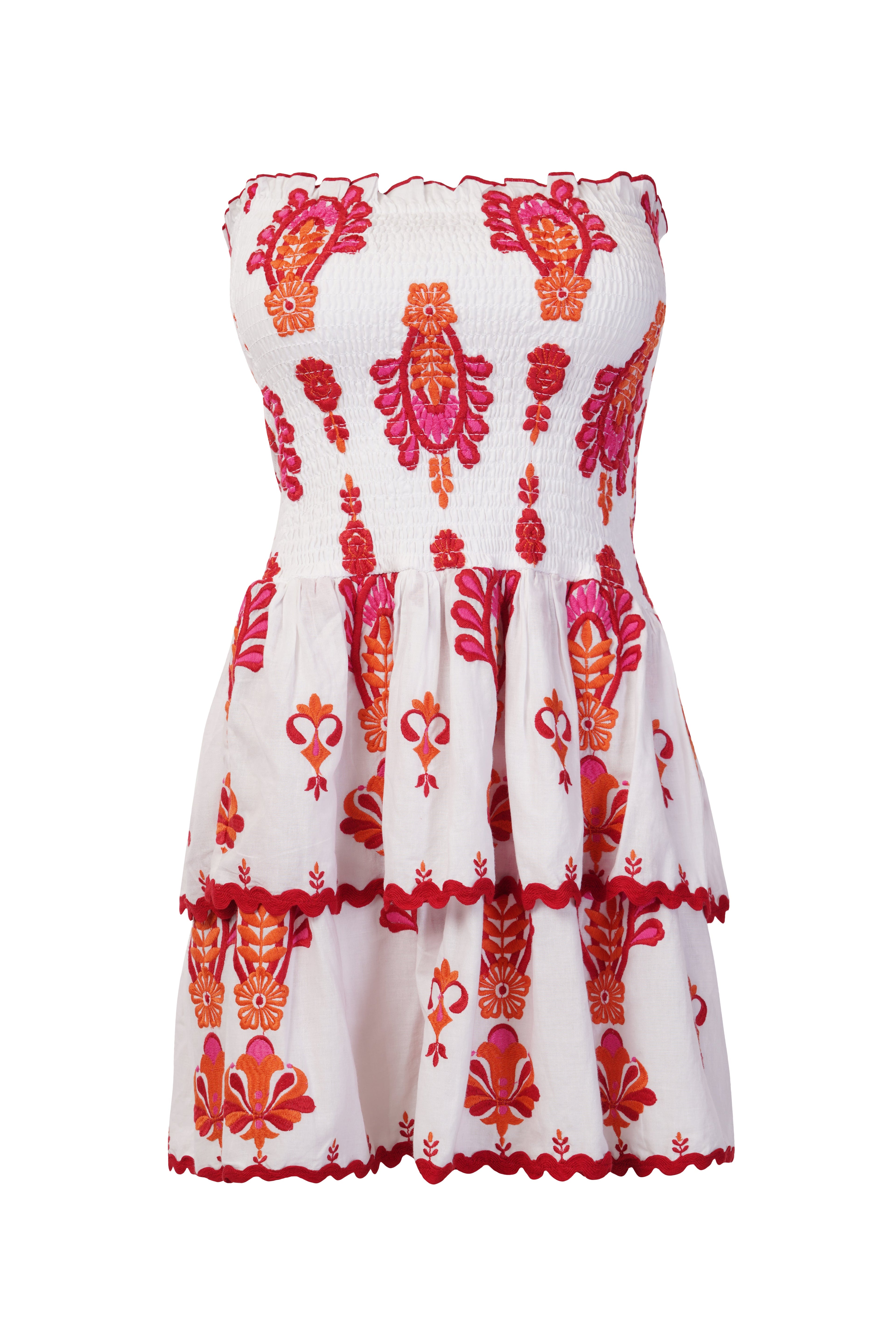 Ines Dress - Red Topaz