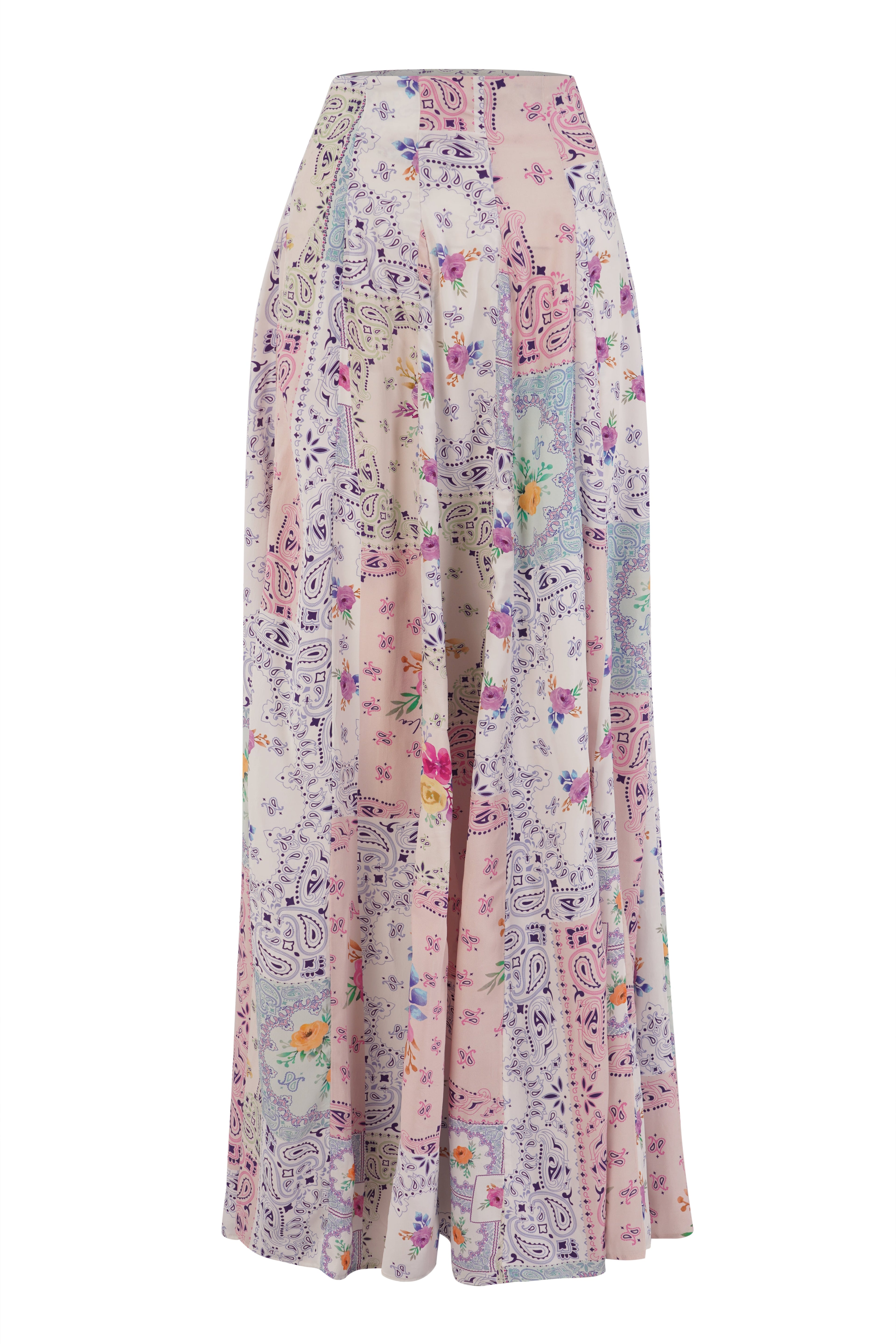 Grace Skirt - Paisley Floral Patch