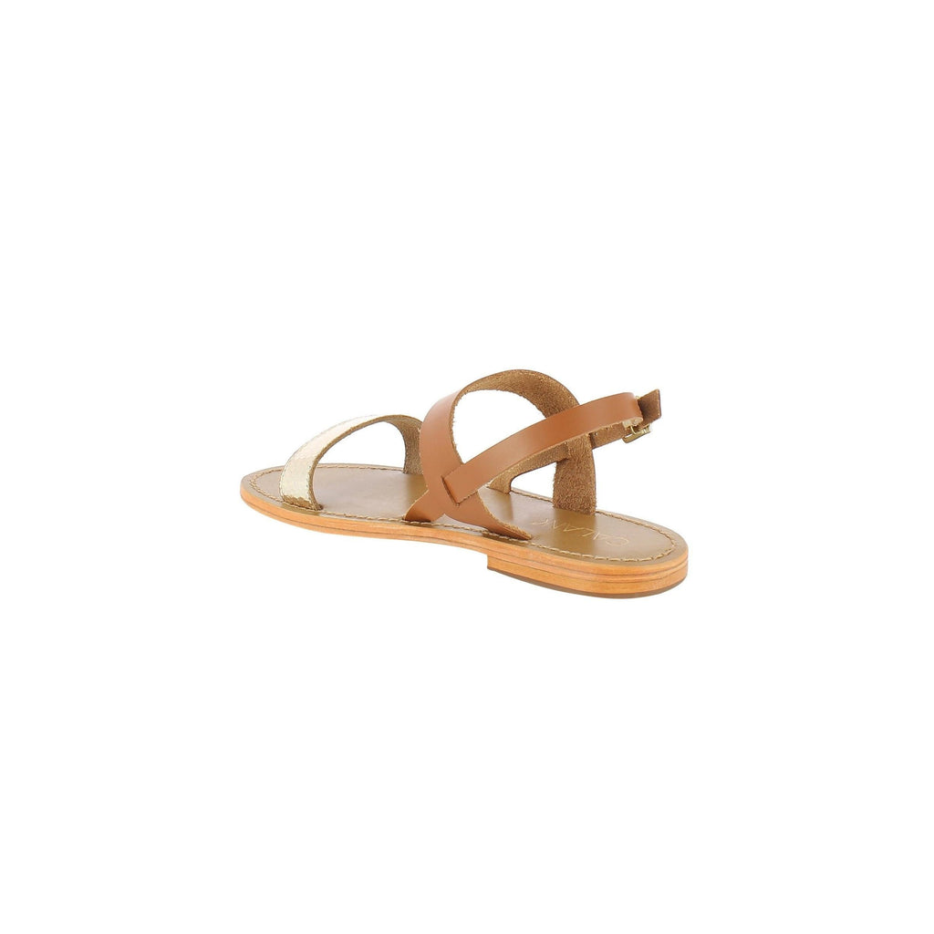 Calank - Sandales Milagrosa - Marron Et Gold