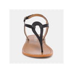 Calank - Sandales Entre-Doigts Bandeira - Noir