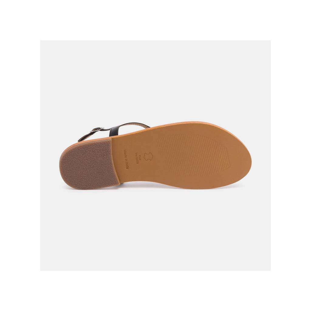 Calank - Sandales Entre-Doigts Bandeira - Noir
