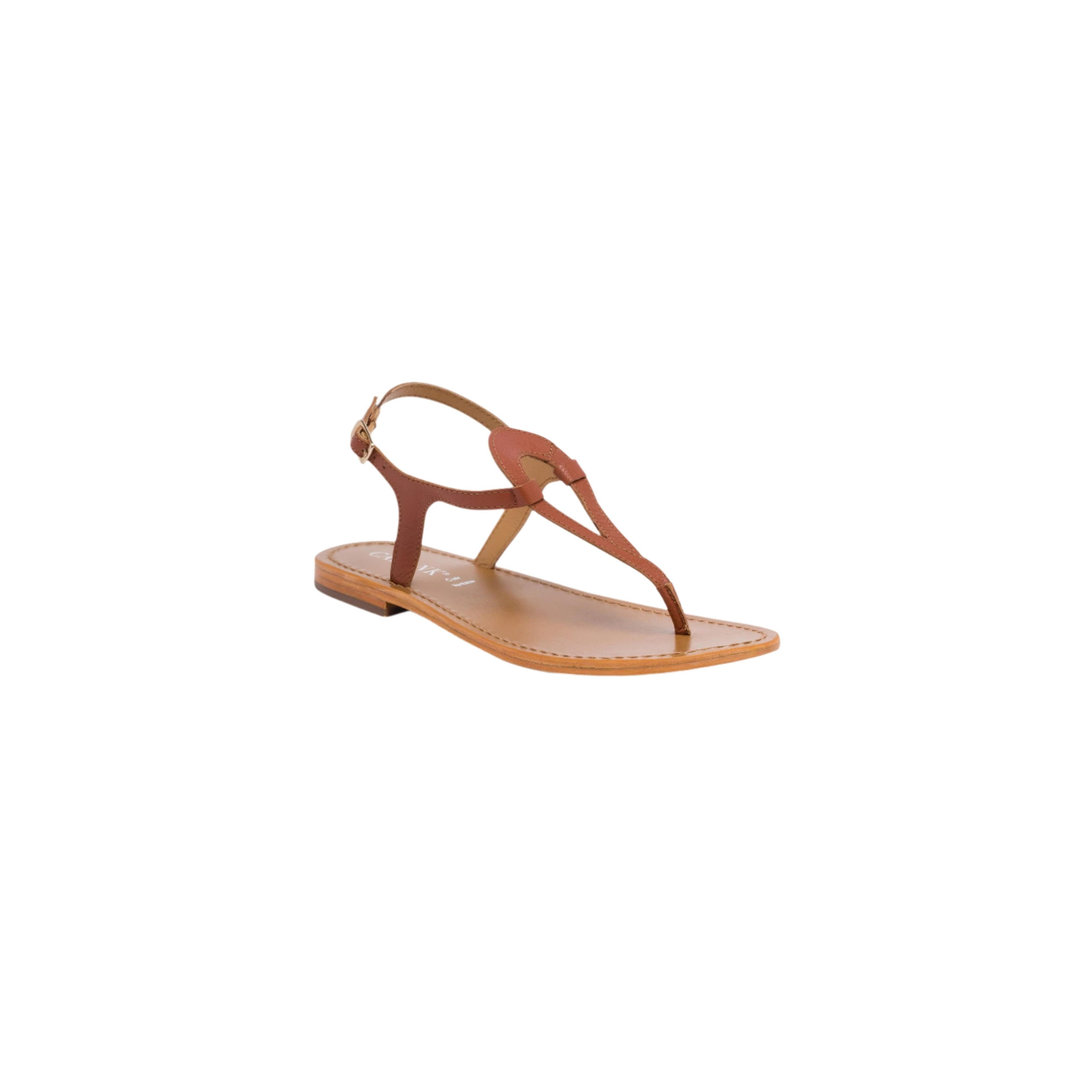 Calank - Sandales Entre-Doigts Bandeira - Noir