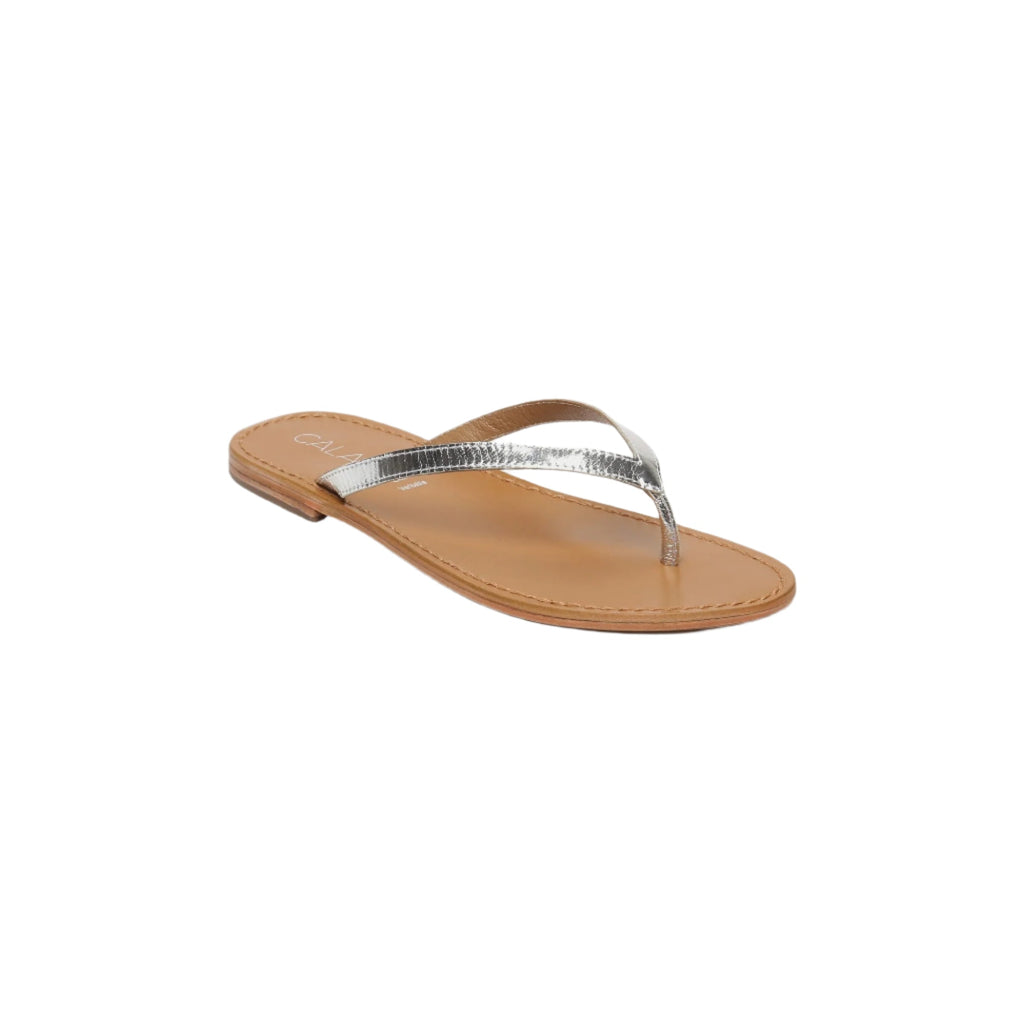 Calank - Mules Entre-Doigts - Yapeyu - Argent