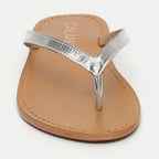 Calank - Mules Entre-Doigts - Yapeyu - Argent
