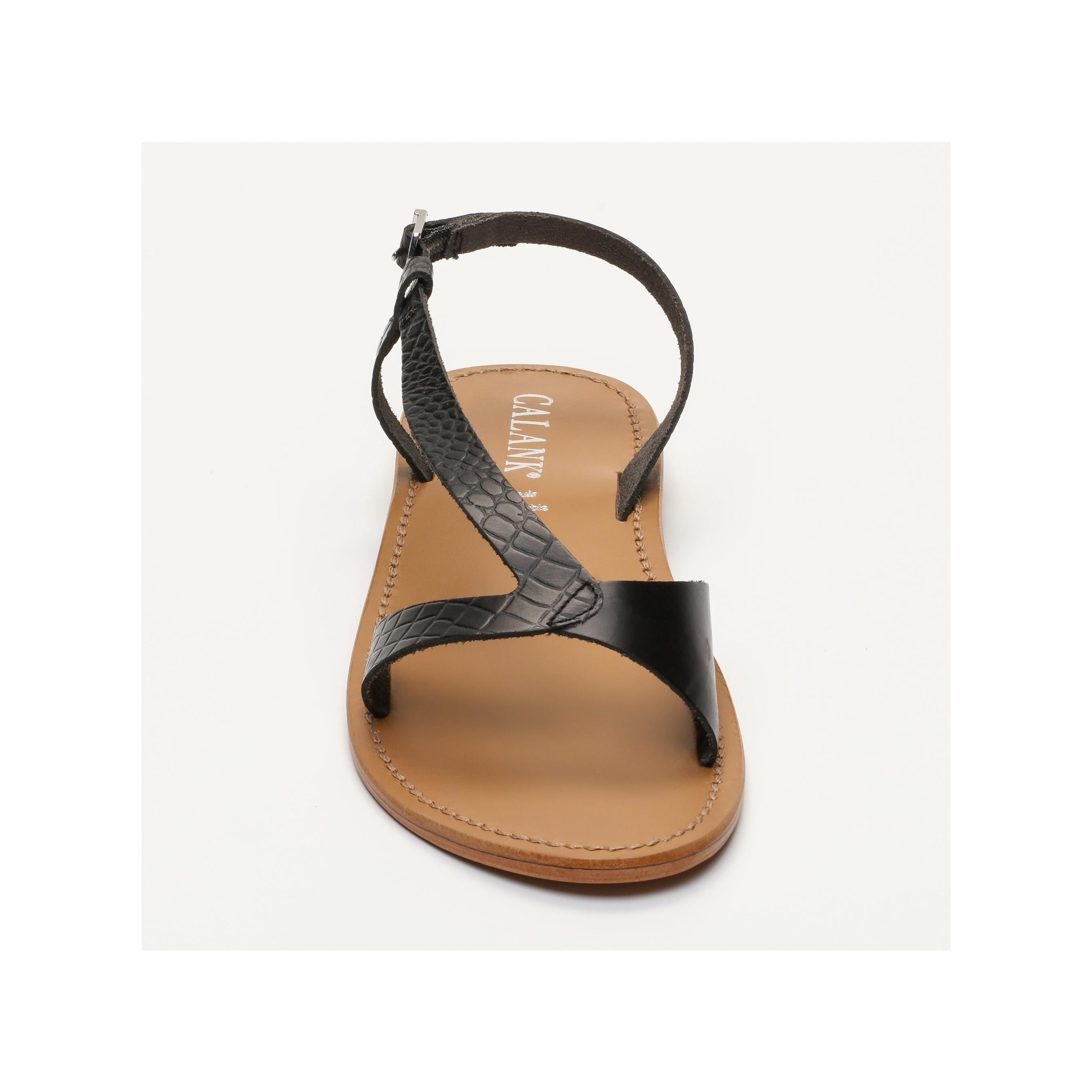 Flo Sandals - Black Buff