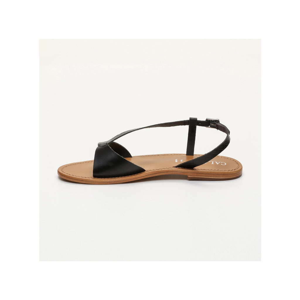 Flo Sandals - Black Buff