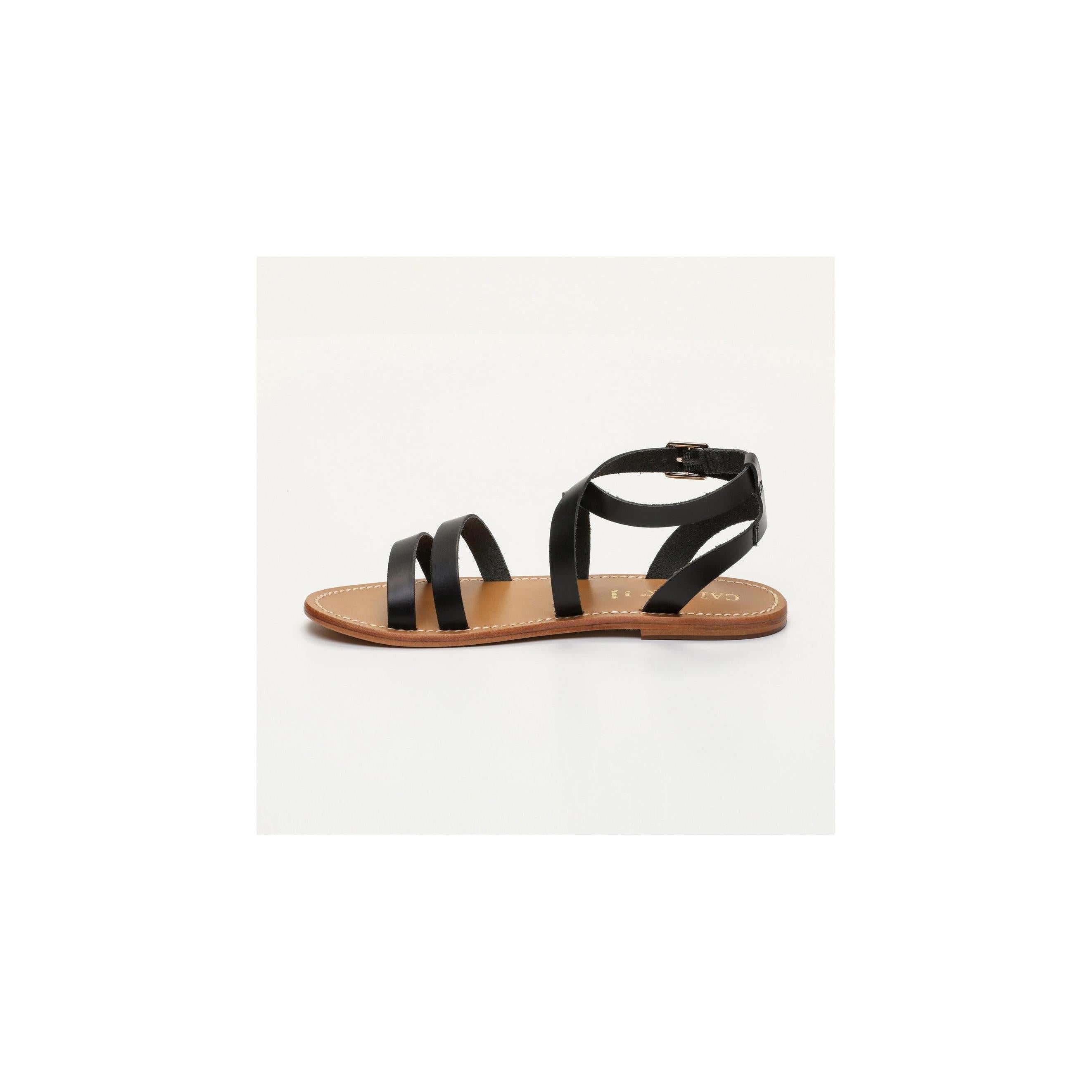Calank - Sandales Lien - Noir