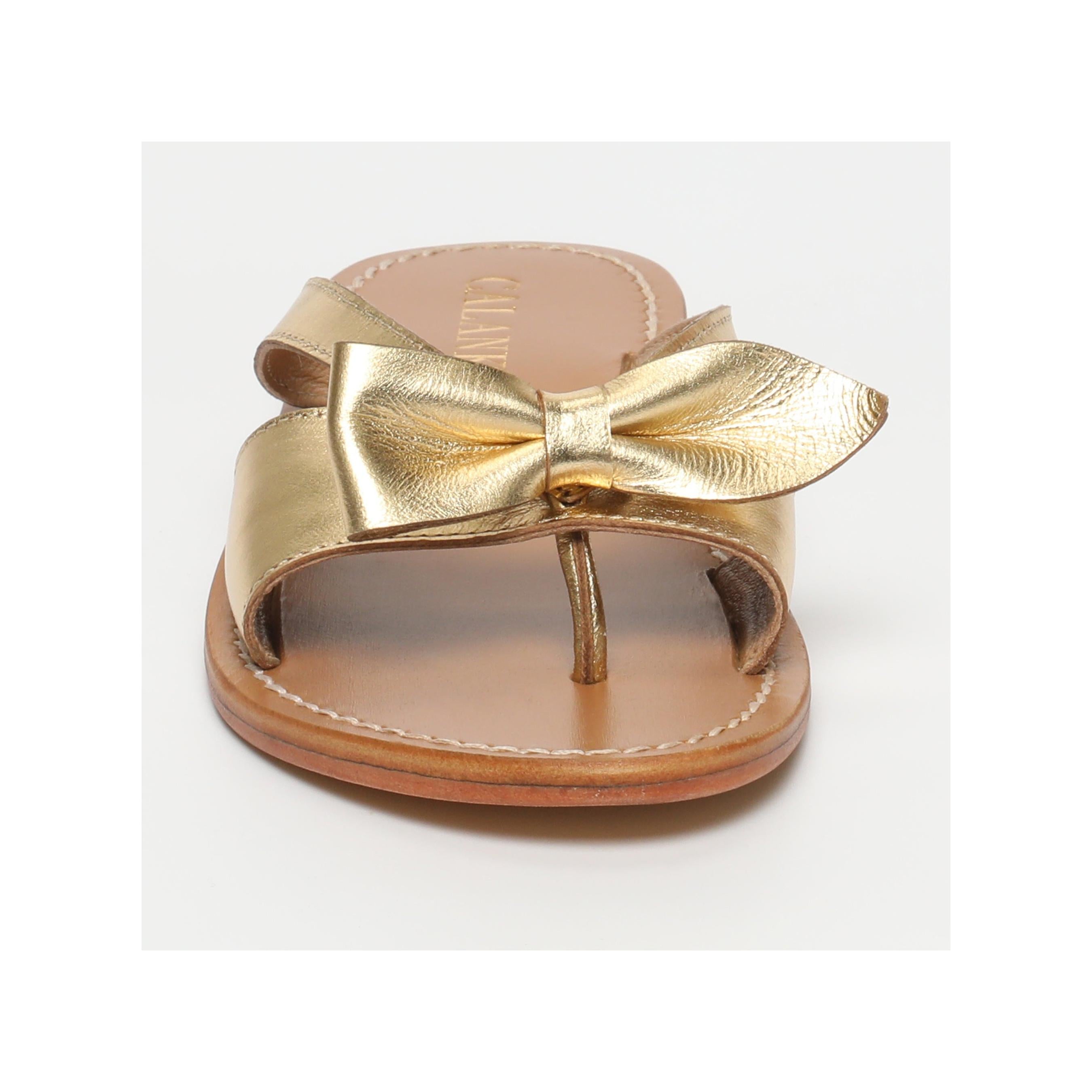 Calank - Mules Entre-Doigts - Picare - Doré