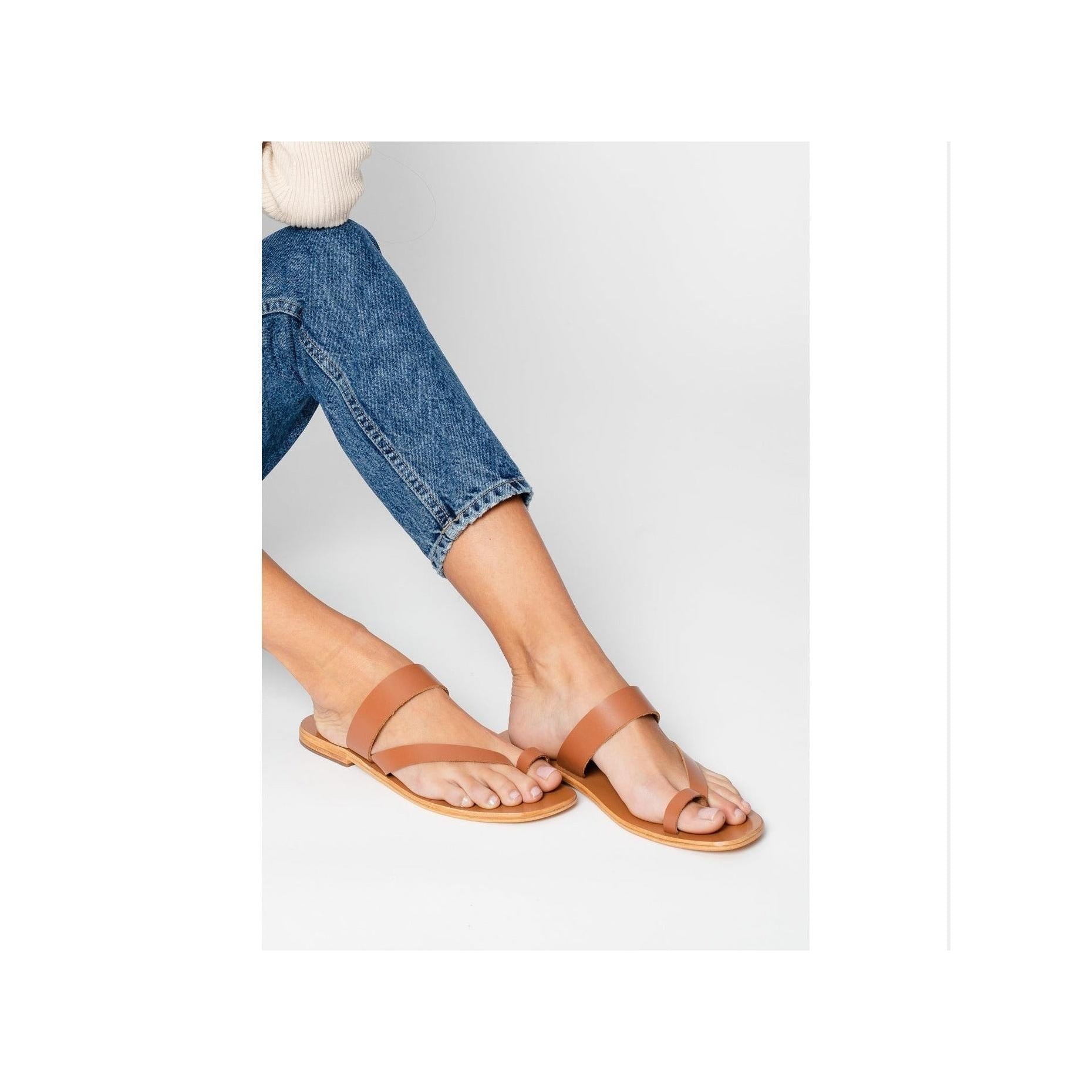 Calank - Mules Entre-Doigts - Donya - Marron