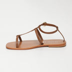 Calank - Sandales Bracelet Cheville Ebran - Camel