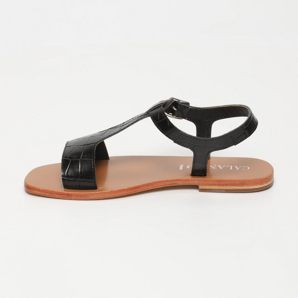 Calank - Sandalias esenciales Farnoush - Black Croco