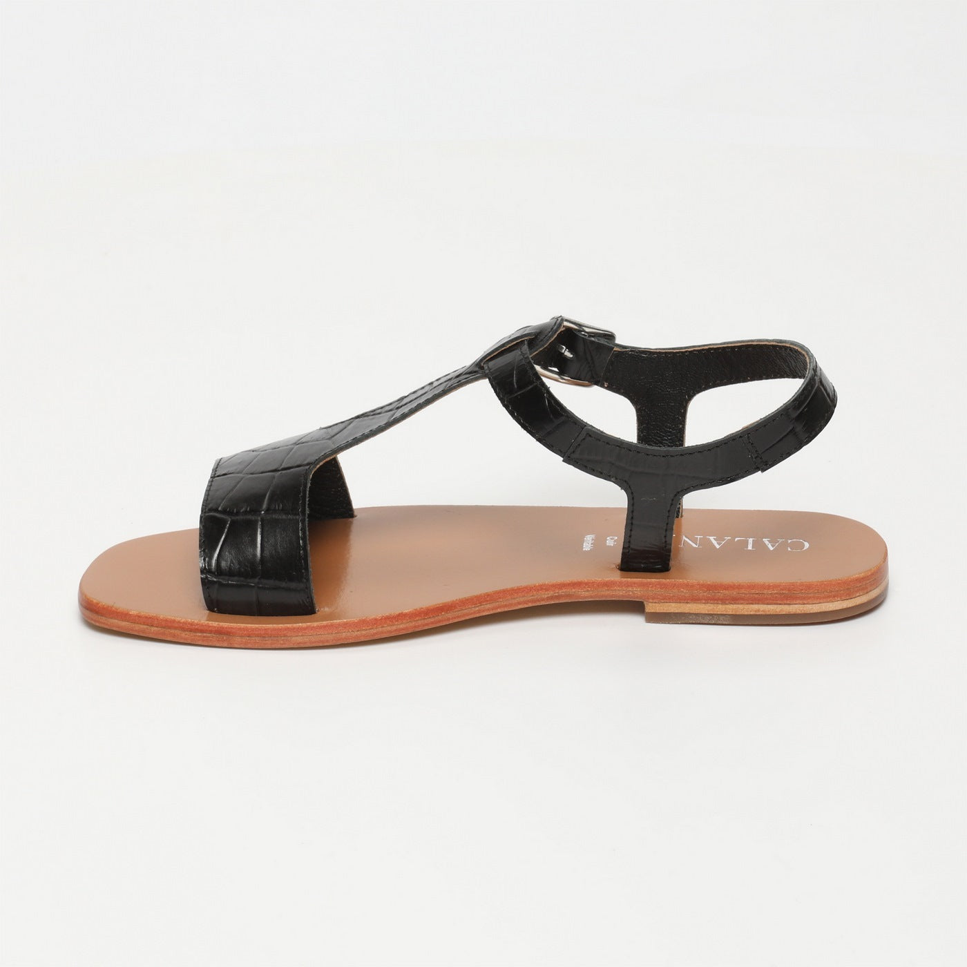 Calank - Sandalias esenciales Farnoush - Black Croco