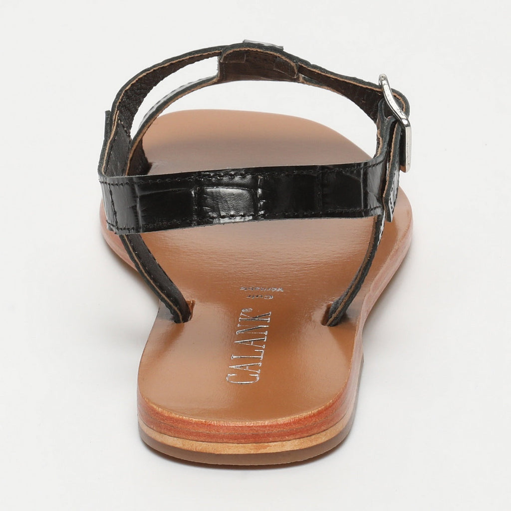 Calank - Sandalias esenciales Farnoush - Black Croco