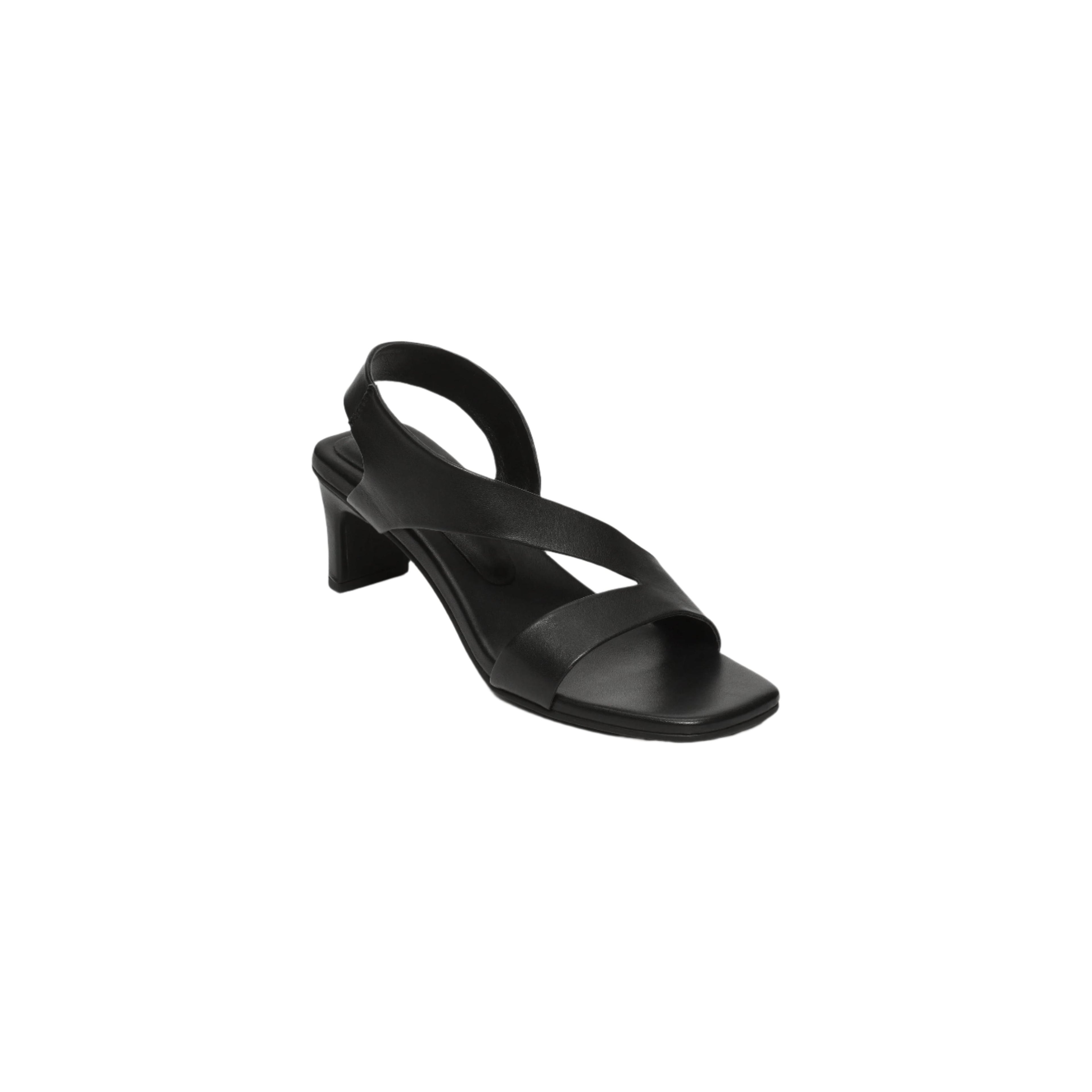 Netia Heeled Sandals - Black