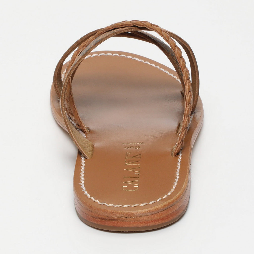 Calank - Mules Kineks - Light Tan / Snake