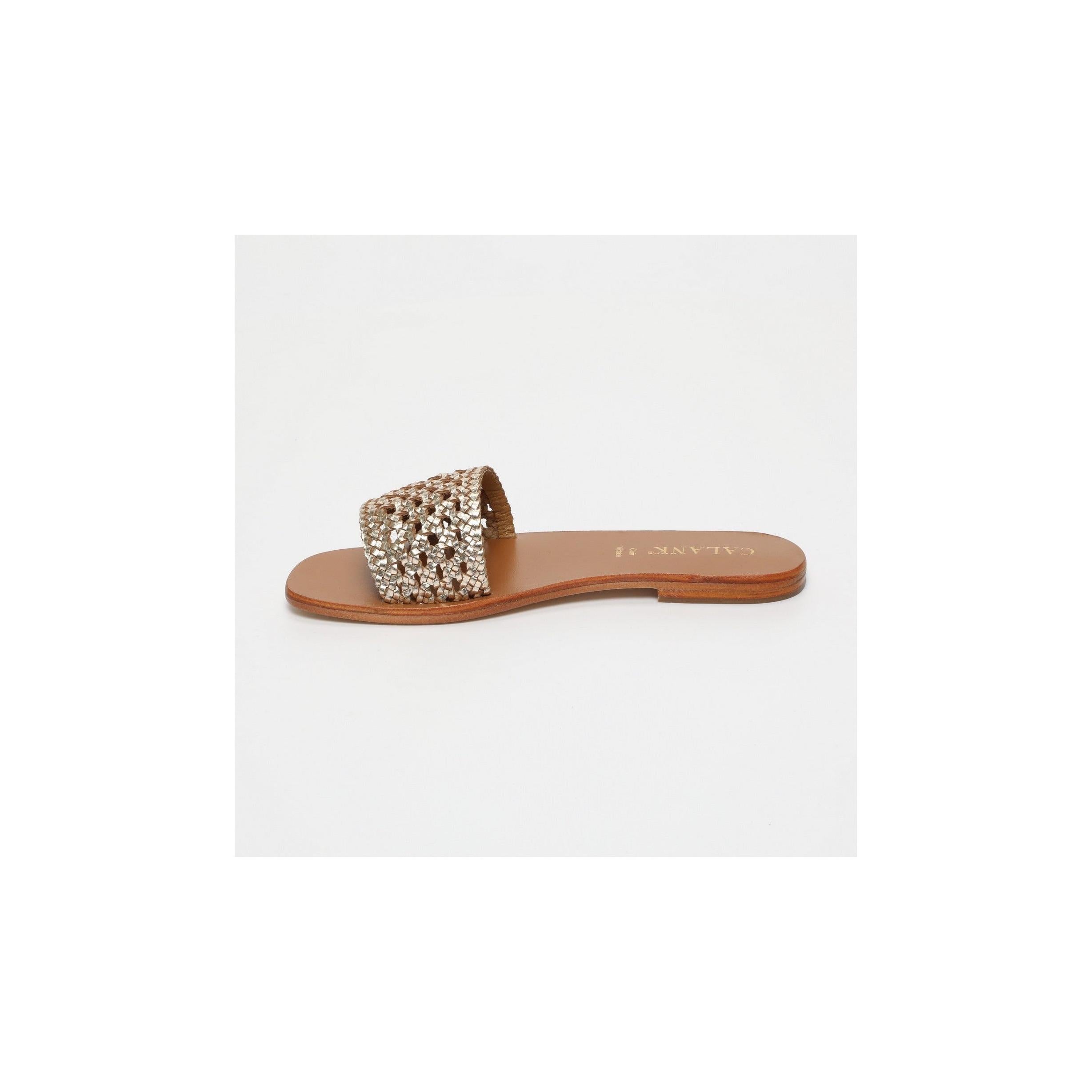 Fapri Mules - Gold