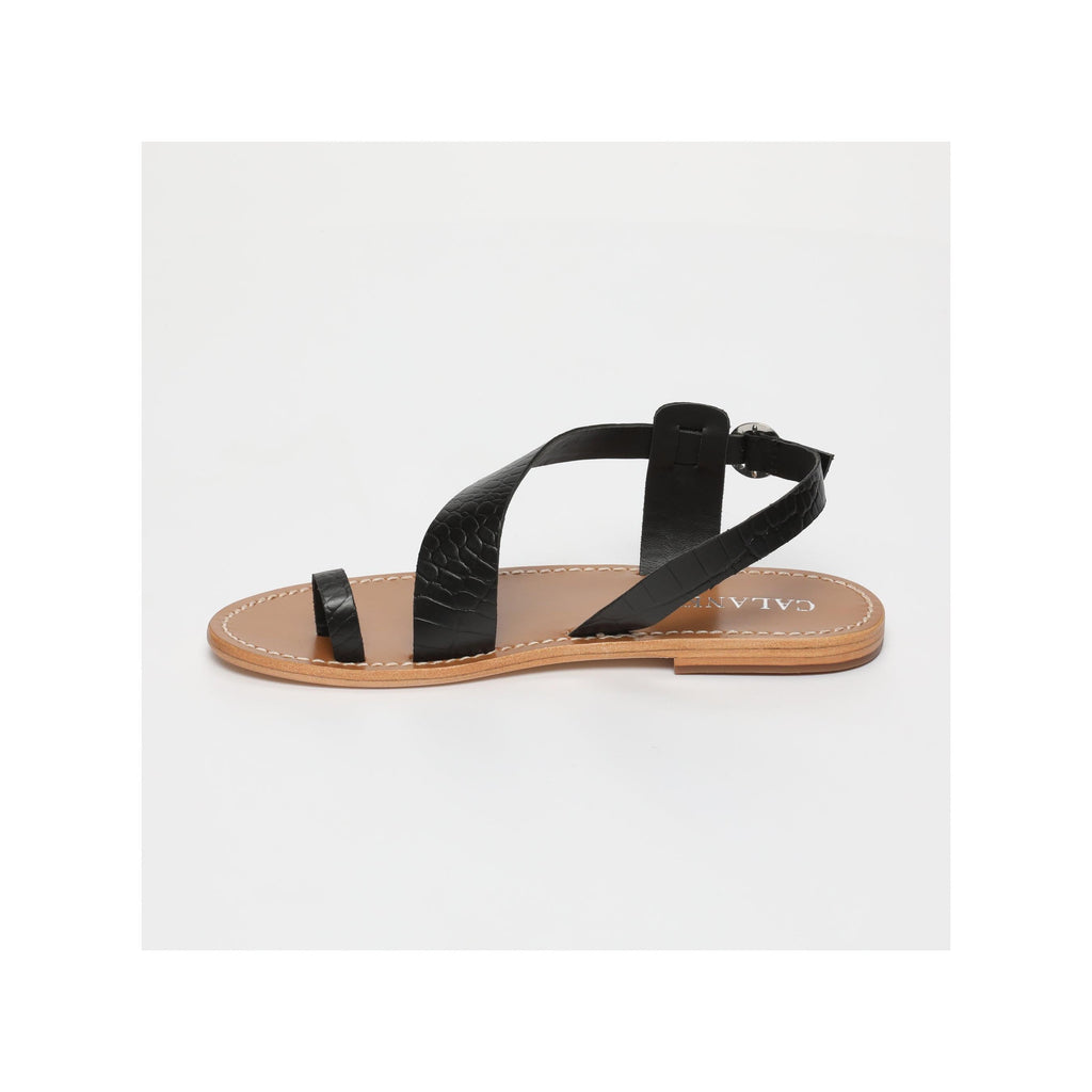 Calank - Sandalias de dedo Farshid - Black Croco