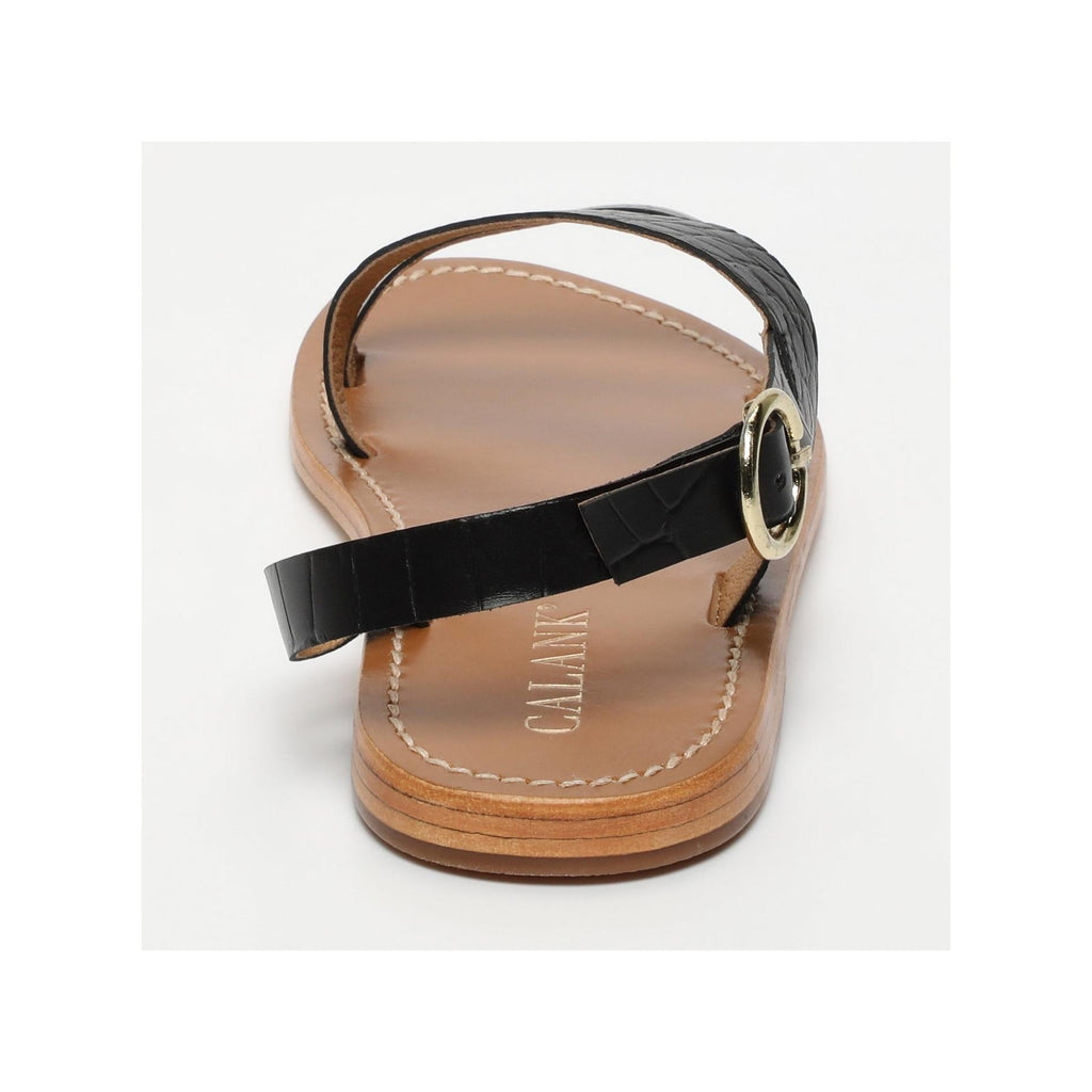Calank - Sandales Essentielles Fatomeh - Black Croco