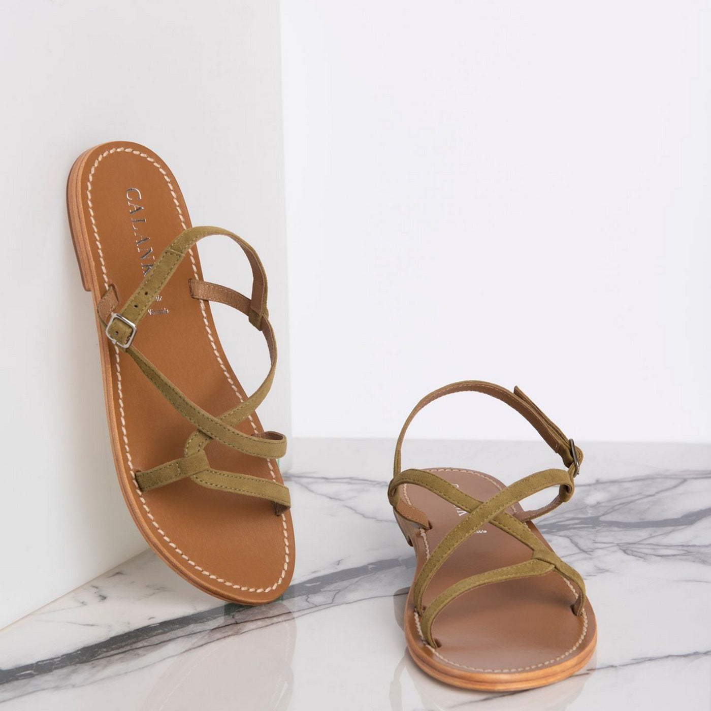 Calank - Sandales Aadyasha - Vert