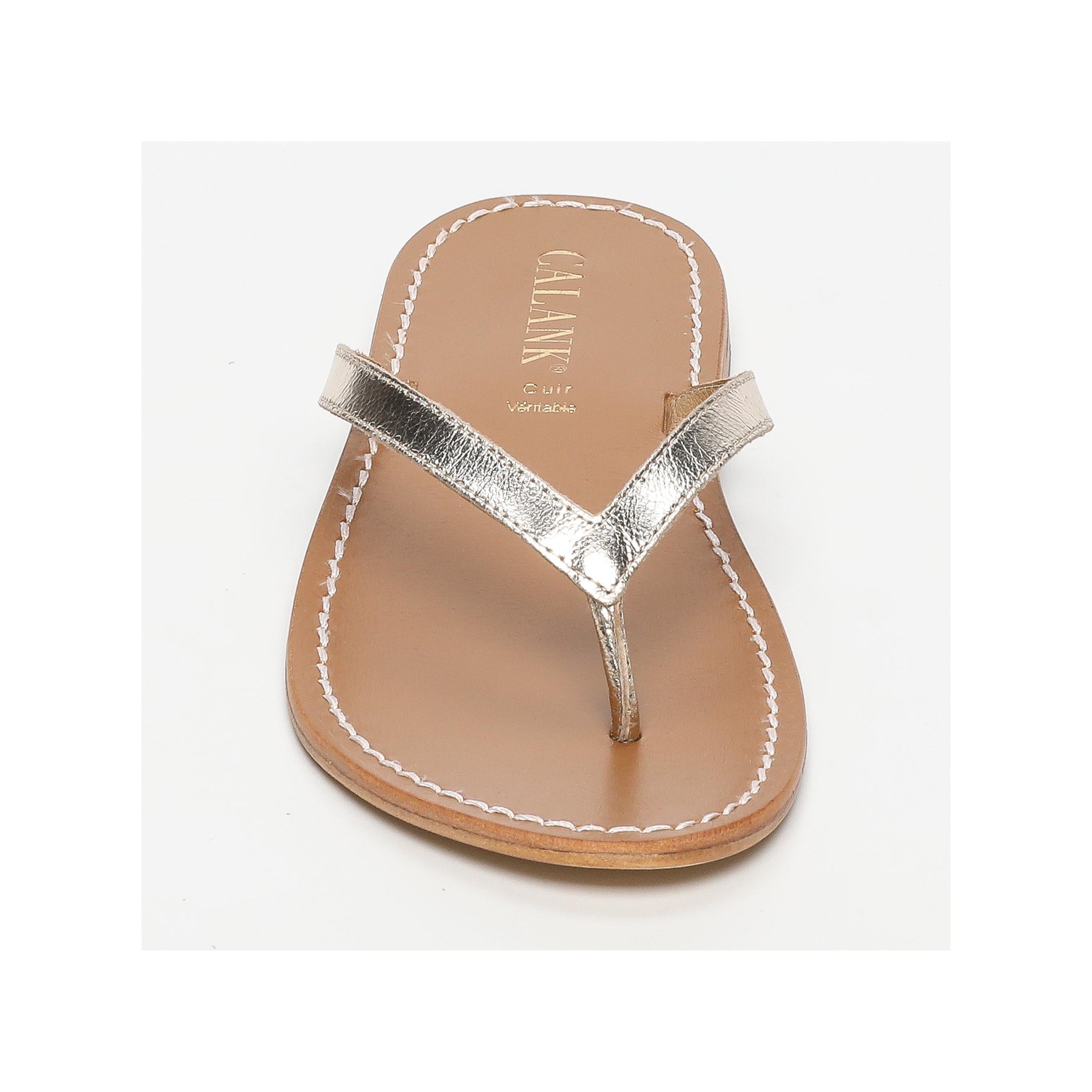 Calank - Sandalias de Dedo Yapeyu - Dorado