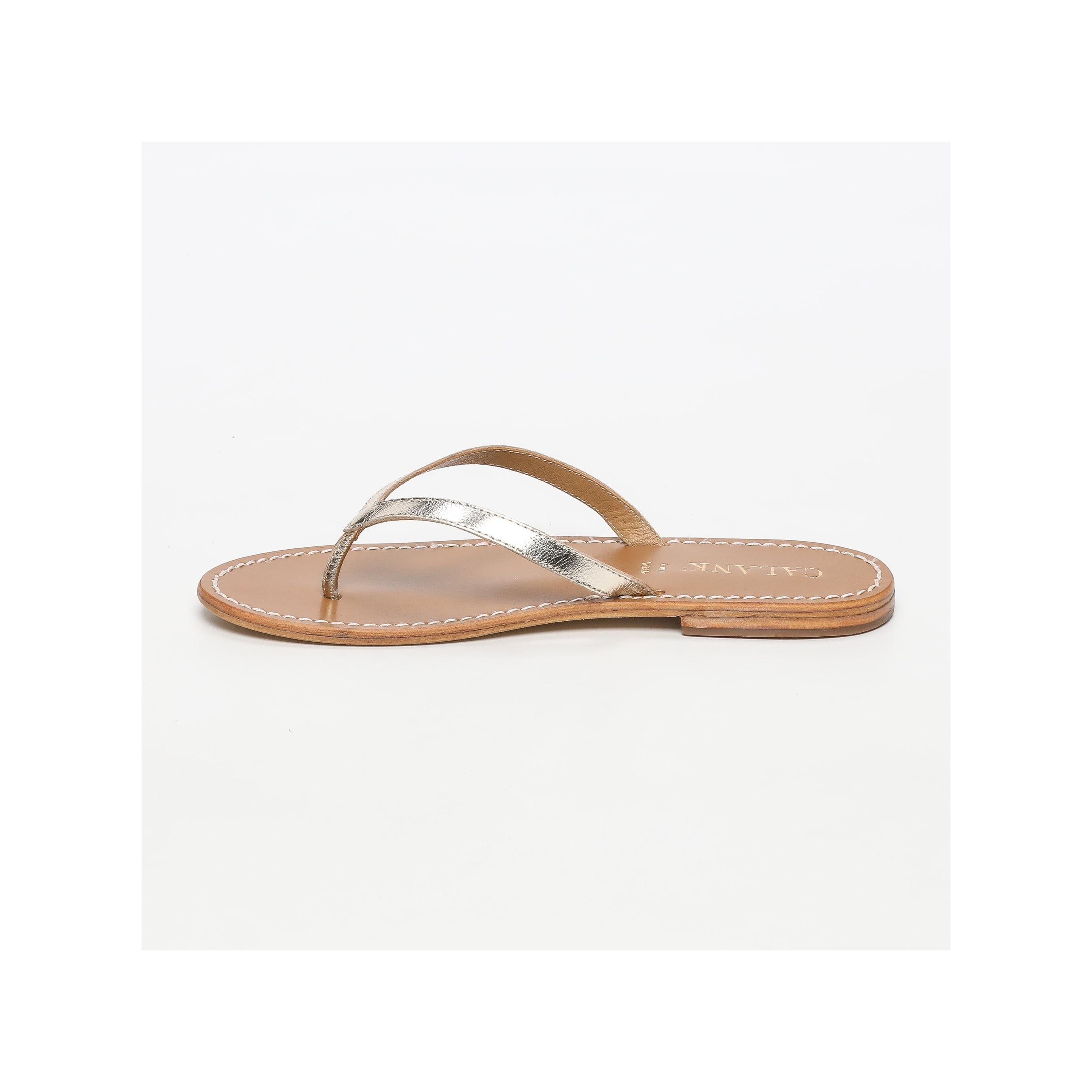 Calank - Sandalias de Dedo Yapeyu - Dorado