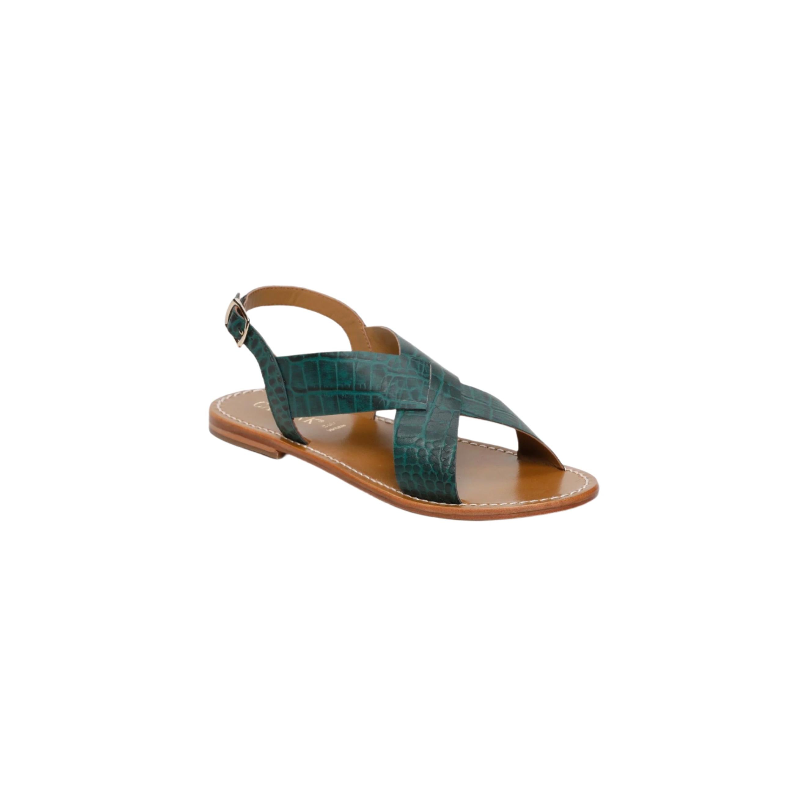 Calank - Sandalias Animal Print - Ipanema - Verde