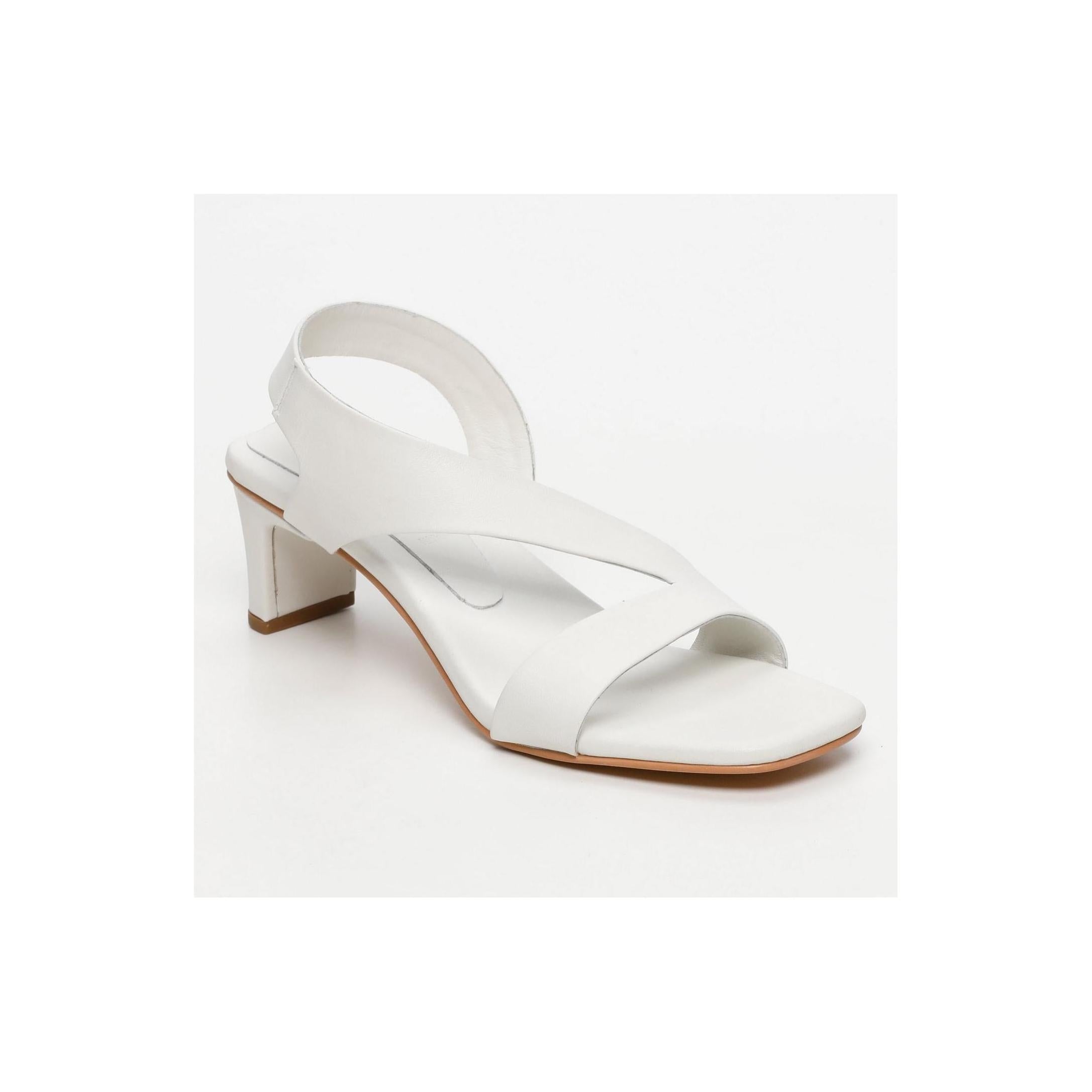 Sandales A Talons Netia - White