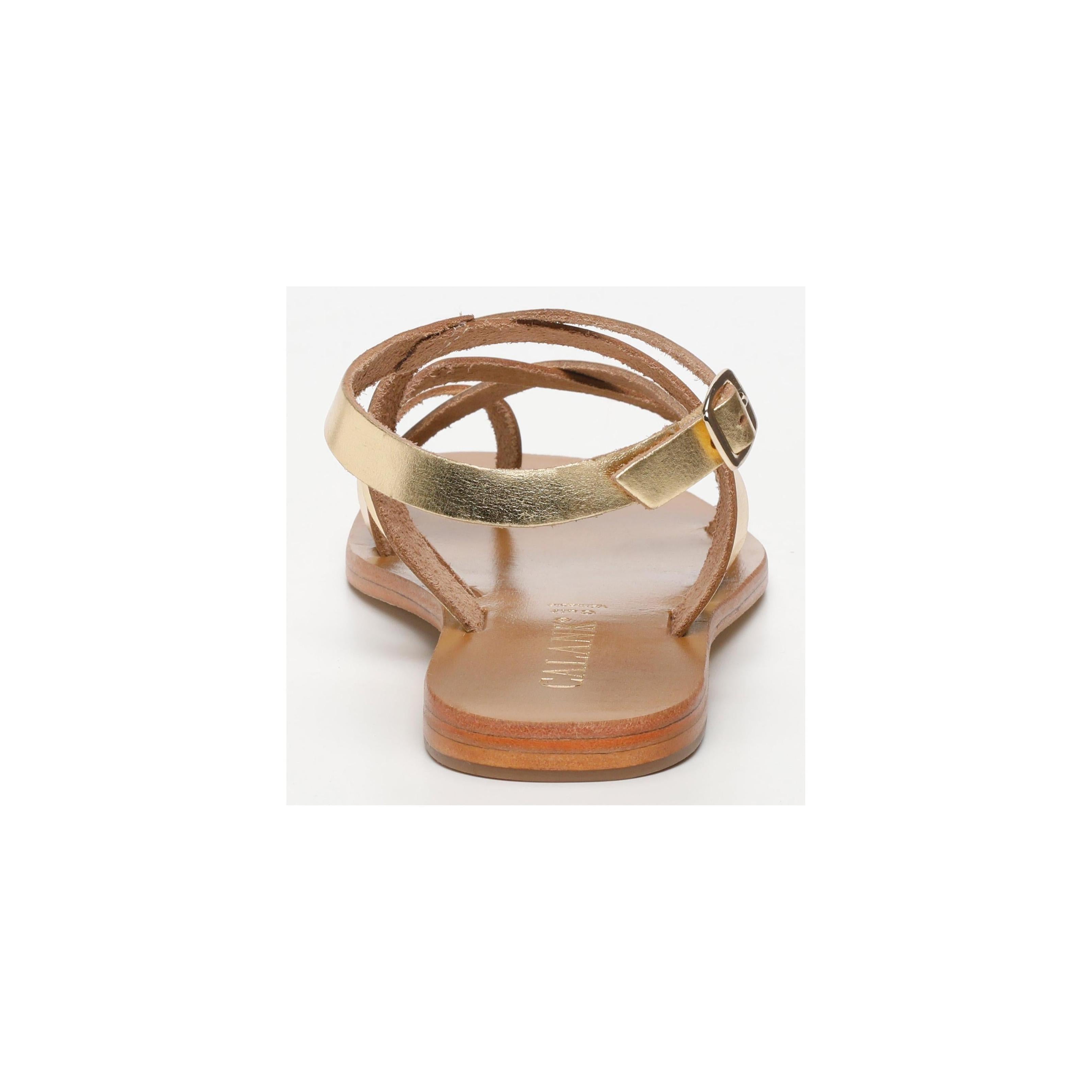 Calank - Sandales Tambora - Dark Gold