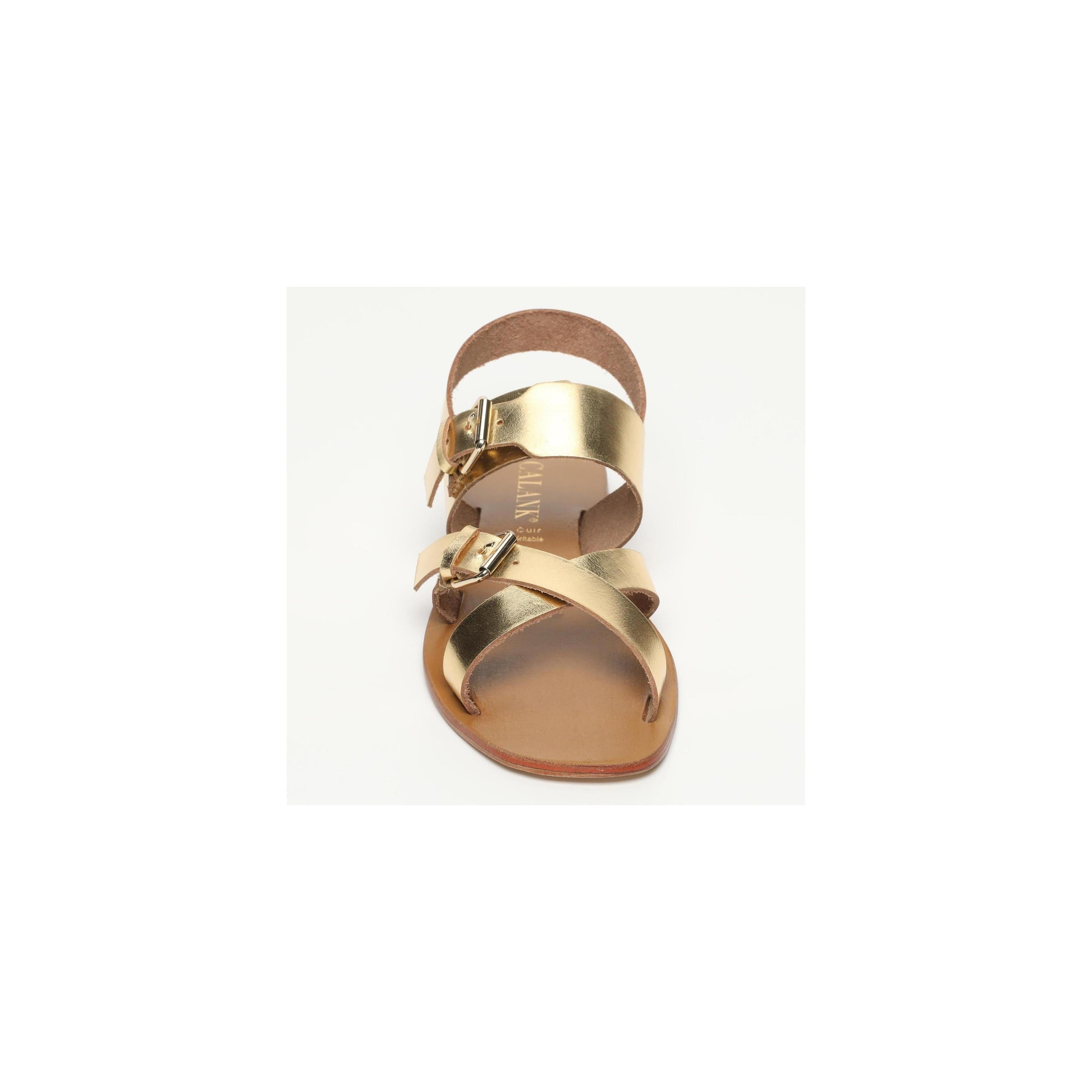 Calank - Sandales Salaya - Dark Gold