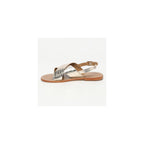 Calank - Sandales Funes - Light Gold Croco